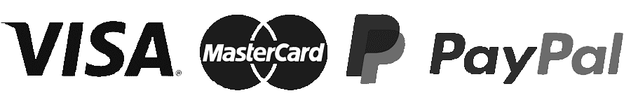 Accepted Payment Methods: Visa, Mastercard, PayPal